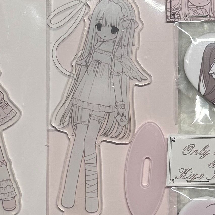 onlynana DIY standee collaboration puff badge acrylic standee cute packaging decoration