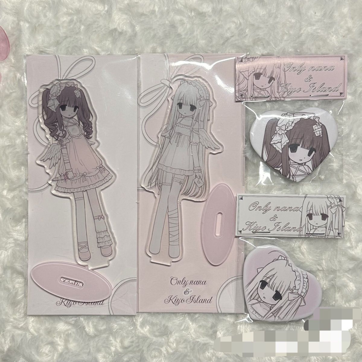 onlynana DIY standee collaboration puff badge acrylic standee cute packaging decoration